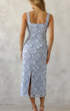 FLORAL LACE MIDI