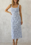 FLORAL LACE MIDI