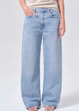 LOW CURVE FRAY DENIM