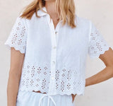 EMBROIDERED BUTTON DOWN