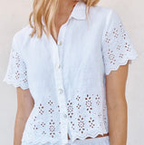 EMBROIDERED BUTTON DOWN
