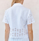 EMBROIDERED BUTTON DOWN
