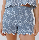 SCALLOP CATALINA SHORTS