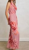 PETALS HALTER MAXI