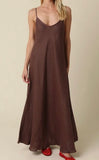 CODY LINEN SLIP DRESS