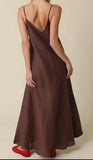 CODY LINEN SLIP DRESS