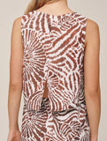 BOAT NECK SPLIT TOP