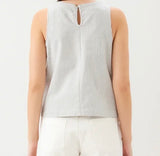 CLARICE BUTTON TOP