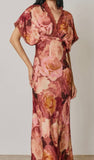 FLORAL BLOUSON MAXI