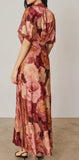 FLORAL BLOUSON MAXI
