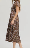 POLKA DOT SATIN DRESS