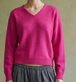 VNECK MELANGE SWEATER