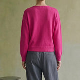 VNECK MELANGE SWEATER