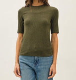 RIBBED SHORT SLEEVE BASIC