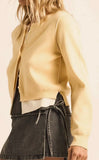 TWO TONED LAYERED CARDI
