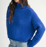 SOFT MOCK NECK SWEATER