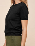 CREWNECK KNIT SHORT SLEEVE