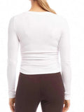 SIDE SHIRRED TOP