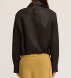 VEGAN LEATHER BOMBER