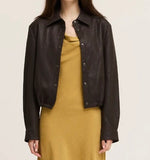 VEGAN LEATHER BOMBER