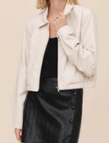 CROP BOMBER JACKET