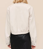 CROP BOMBER JACKET