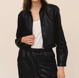 CROP BOMBER JACKET