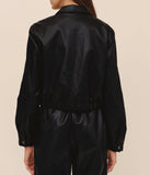 CROP BOMBER JACKET