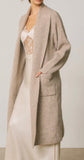 OPEN FRONT CARDIGAN